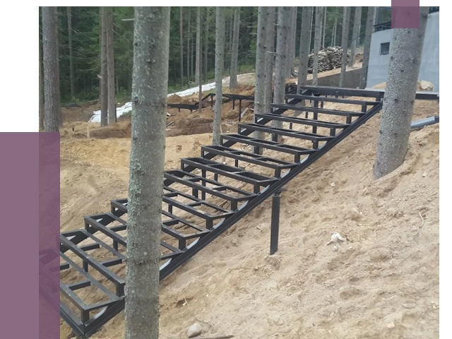 Монтаж металлических лестниц в Геленджике от 13772 руб. 