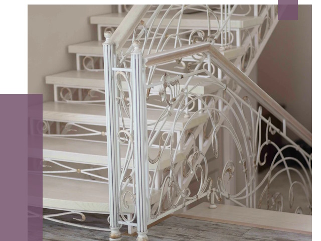 Изготовление кованых лестниц на заказ в Геленджике от 88349 руб. | ПРОЛЁТ-Глн
