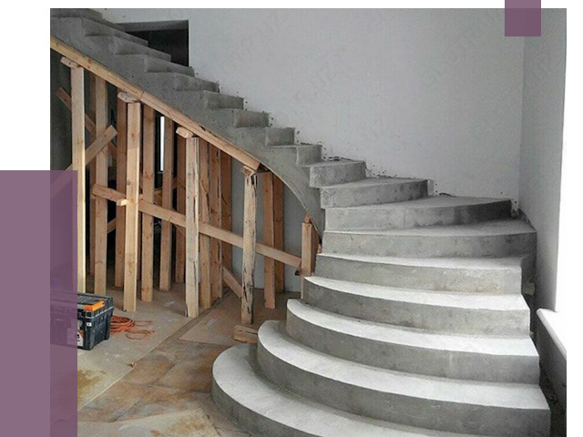 Изготовление бетонных лестниц под ключ в Геленджике от 20268 руб. | ПРОЛЁТ-Глн