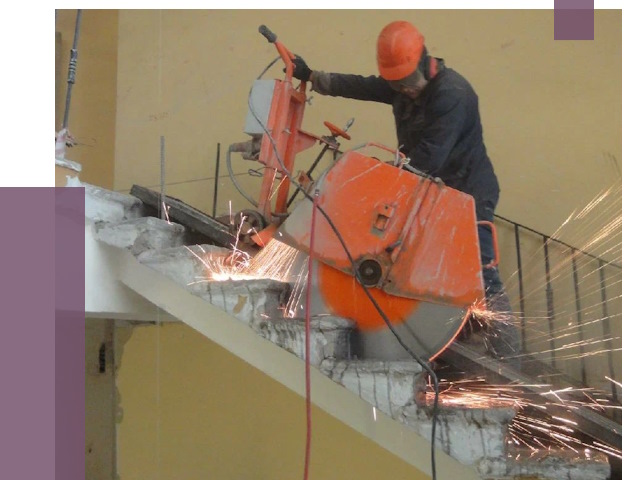 Демонтаж бетонных лестниц в Геленджике от 4677 руб. за м2 | ПРОЛЁТ-Глн