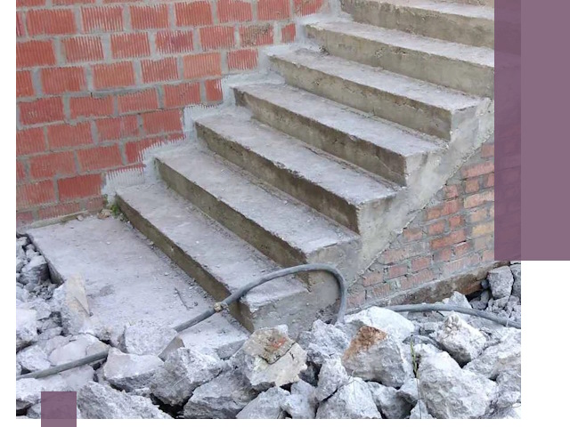 Демонтаж бетонных лестниц в Геленджике: быстро и безопасно