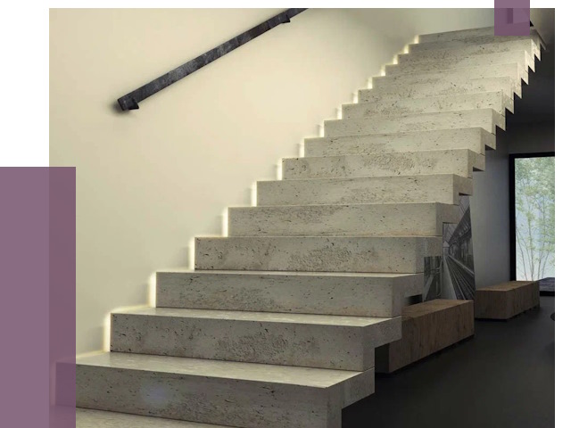 Облицовка бетонных лестниц в Геленджике от 4677 руб/м2