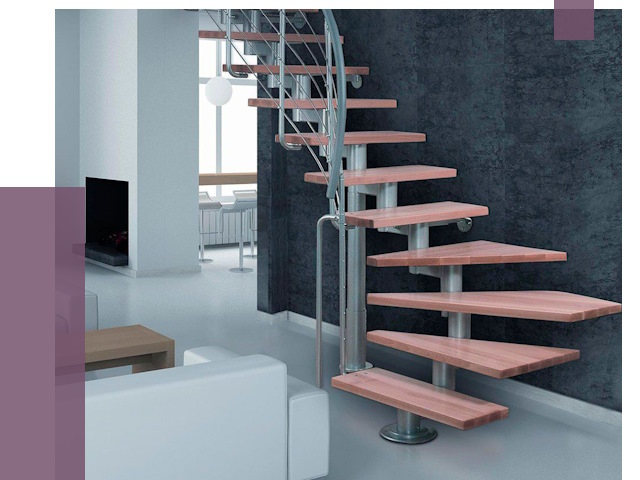 Модульные лестницы в Геленджике от 17150 руб. — купить в ПРОЛЁТ-Глн