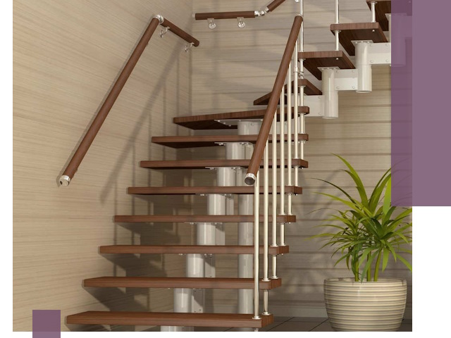 Изготовление модульных лестниц под ключ в Геленджике