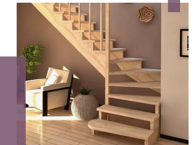 Изготовление Г-образных лестниц в Геленджике от 19229 руб. 