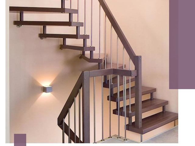 Изготовление лестниц на больцах в Геленджике под ключ