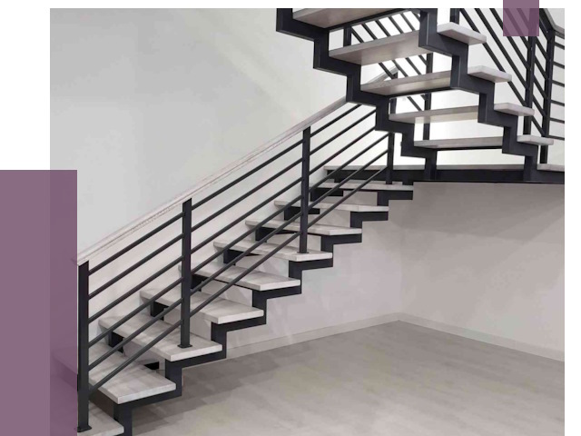 Лестницы на металлокаркасе под ключ в Геленджике от 12993 руб. | ПРОЛЁТ-Глн