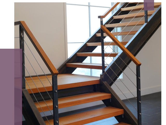 Изготовление лестниц на металлокаркасе в Геленджике от 19229 руб. | ПРОЛЁТ-Глн
