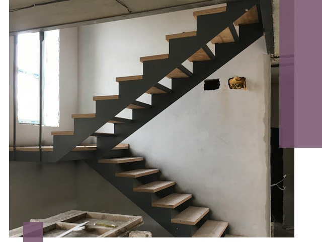 Изготовление лестниц на металлокаркасе в Геленджике от производителя