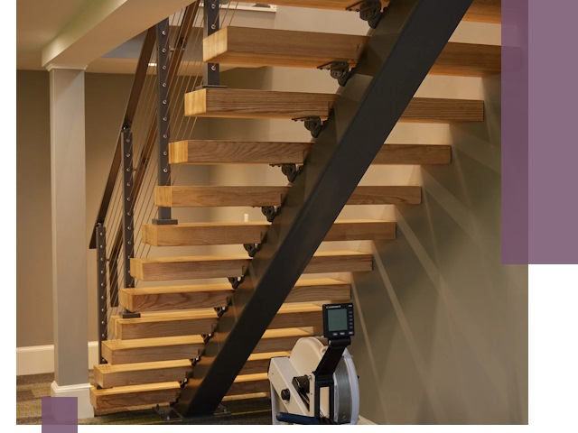 Лестницы на монокосоурах под ключ в Геленджике - изготовление и монтаж