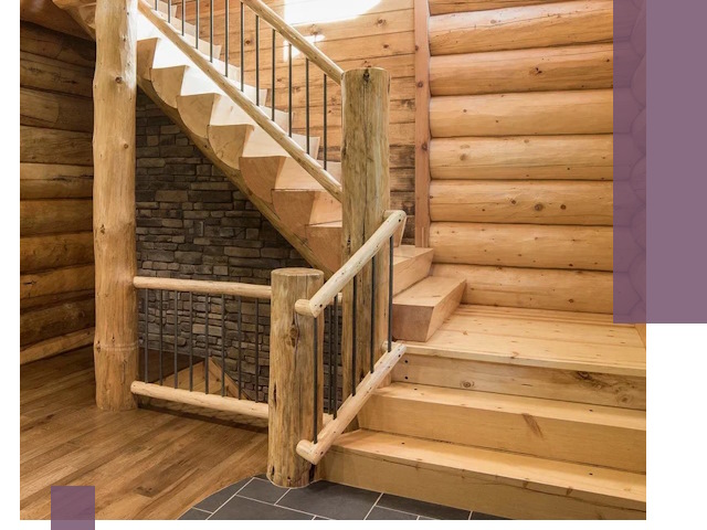 Лестницы в баню под заказ и профессиональный монтаж в Геленджике