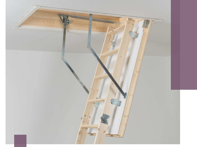 Установка чердачной лестницы под ключ в Геленджике