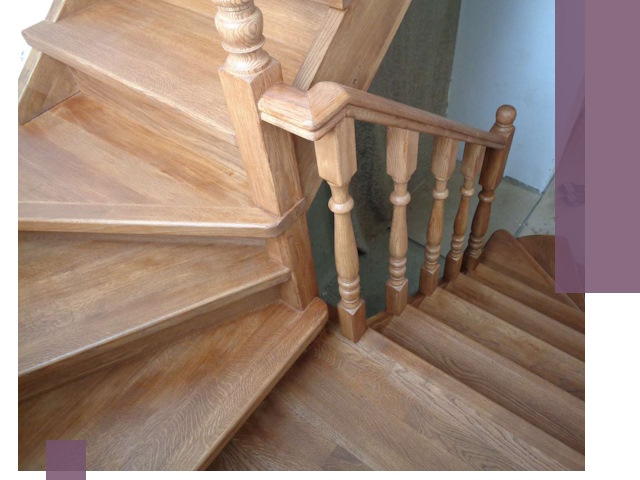 Дубовые лестницы под ключ в Геленджике: изготовление и монтаж