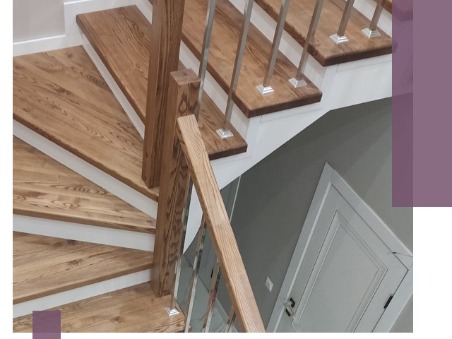 Обшивка металлических лестниц под ключ в Геленджике