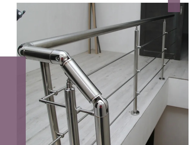 Перила из нержавеющей стали в Геленджике от 9147 руб. под ключ | ПРОЛЁТ-Глн