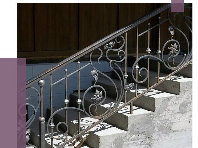 Кованые перила в Геленджике от 8835 руб. под ключ — качество от ПРОЛЁТ-Глн