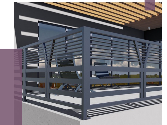 Изготовление балконных ограждений в Геленджике от 10914 руб. | ПРОЛЁТ-Глн