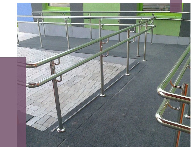 Ограждения пандусов в Геленджике от 4417 руб. монтаж | ПРОЛЁТ-Глн
