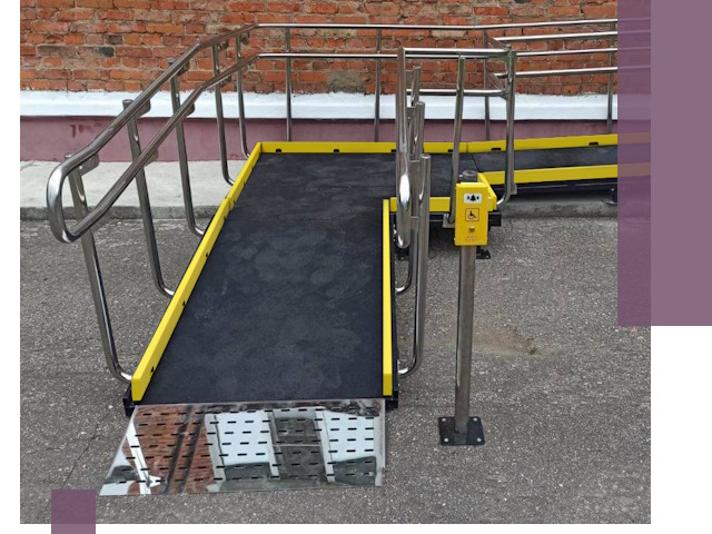 Изготовление наклонных пандусов для инвалидов в Геленджике