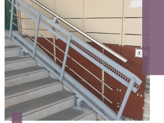 Изготовление откидных пандусов под ключ в Геленджике