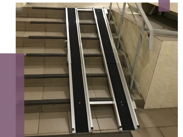 Установка пандуса в подъезд в Геленджике от 8107 руб. под ключ | ПРОЛЁТ-Глн