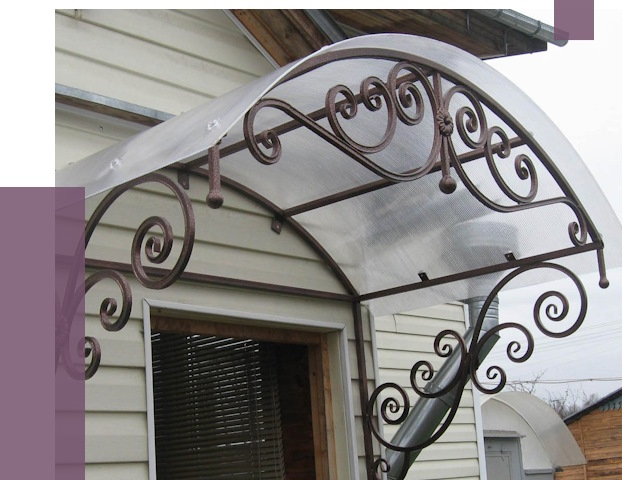 Изготовление козырьков в Геленджике от 7484 руб. — заказать | ПРОЛЁТ-Глн