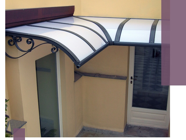 Монтаж козырьков любой сложности в Геленджике под ключ