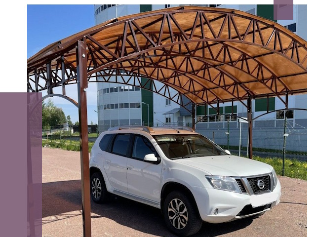 Недорогие навесы в Геленджике от 43655 руб. | ПРОЛЁТ-Глн