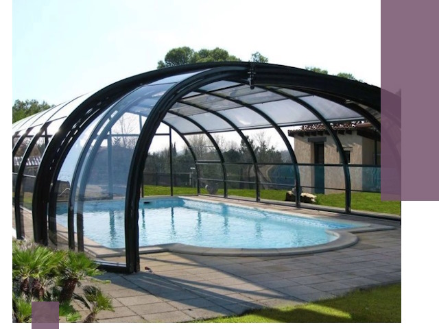 Навесы для бассейна в Геленджике: изготовление и монтаж под ключ