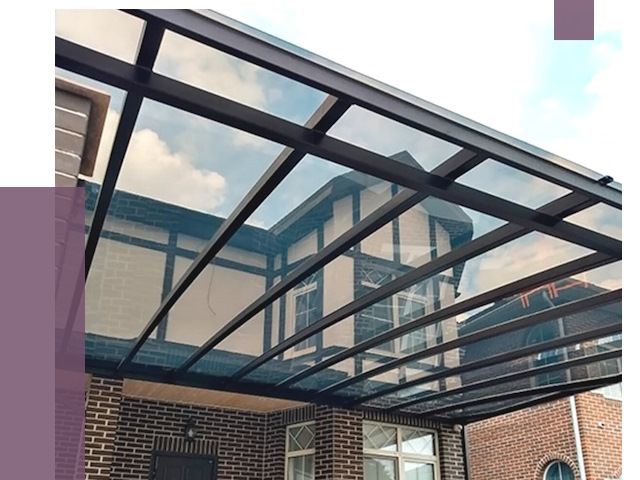 Навесы из поликарбоната в Геленджике от 8752 руб. под ключ — ПРОЛЁТ-Глн