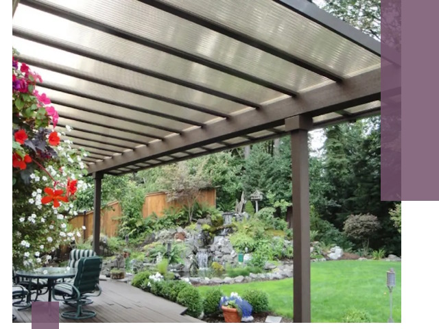 Навесы из поликарбоната под ключ в Геленджике быстро и надёжно