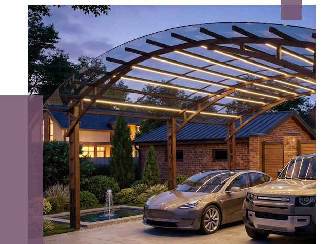 Металлические навесы в Геленджике от 12889 руб. под ключ — ПРОЛЁТ-Глн