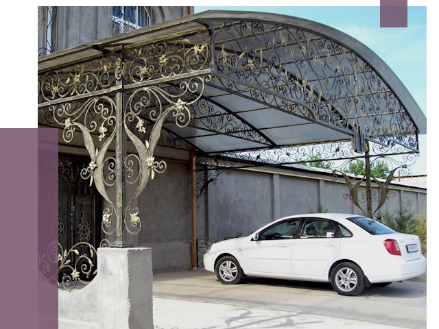 Кованые навесы в Геленджике от 14811 руб. | ПРОЛЁТ-Глн