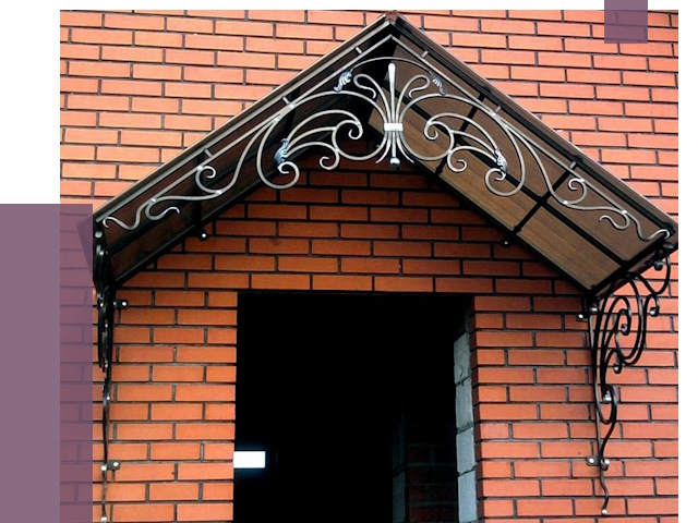 Металлические козырьки в Геленджике от 10862 руб. 