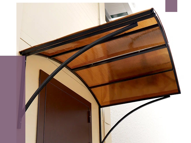 Недорогие козырьки в Геленджике от 7712 руб.  | ПРОЛЁТ-Глн