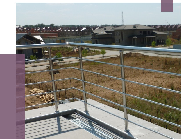 Парапеты из нержавеющей стали в Геленджике от 8107 руб. за м² | ПРОЛЁТ-Глн