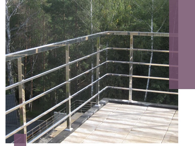 Парапеты из нержавеющей стали в Геленджике — изготовление и монтаж