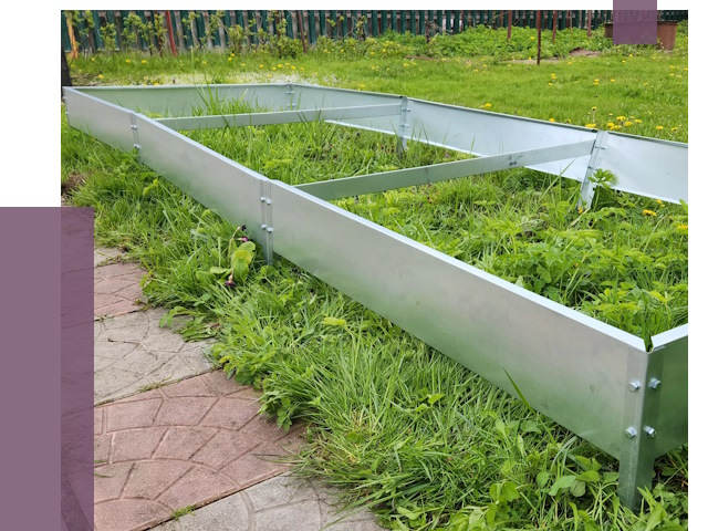Металлические бордюры для грядок в Геленджике от 1819 руб.