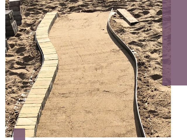 Металлические бордюры для тротуаров в Геленджике — прочные и долговечные