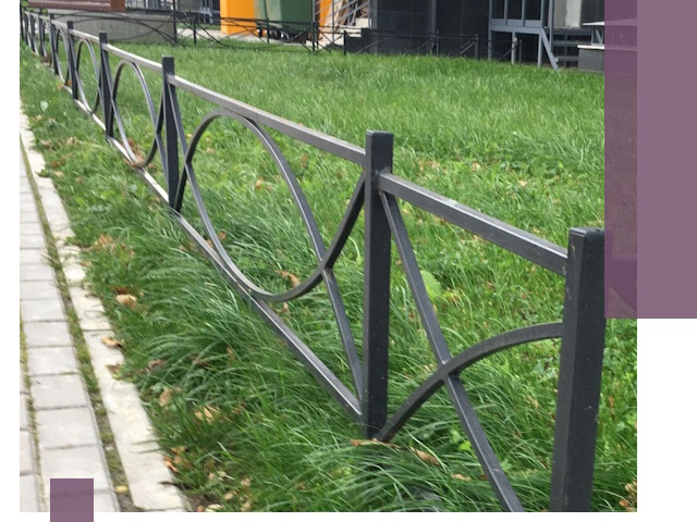 Газонные ограждения из металла в Геленджике — монтаж и продажа