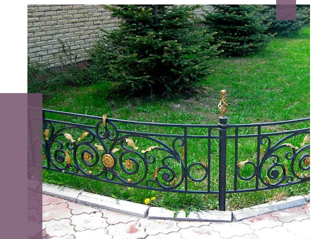 Кованые газонные ограждения в Геленджике от 7744 руб. — ПРОЛЁТ-Глн