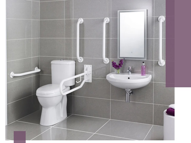 Поручни для санузлов в Геленджике: установка, ремонт и монтаж